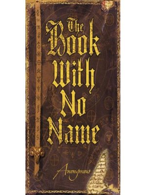 cover image of The book with no name